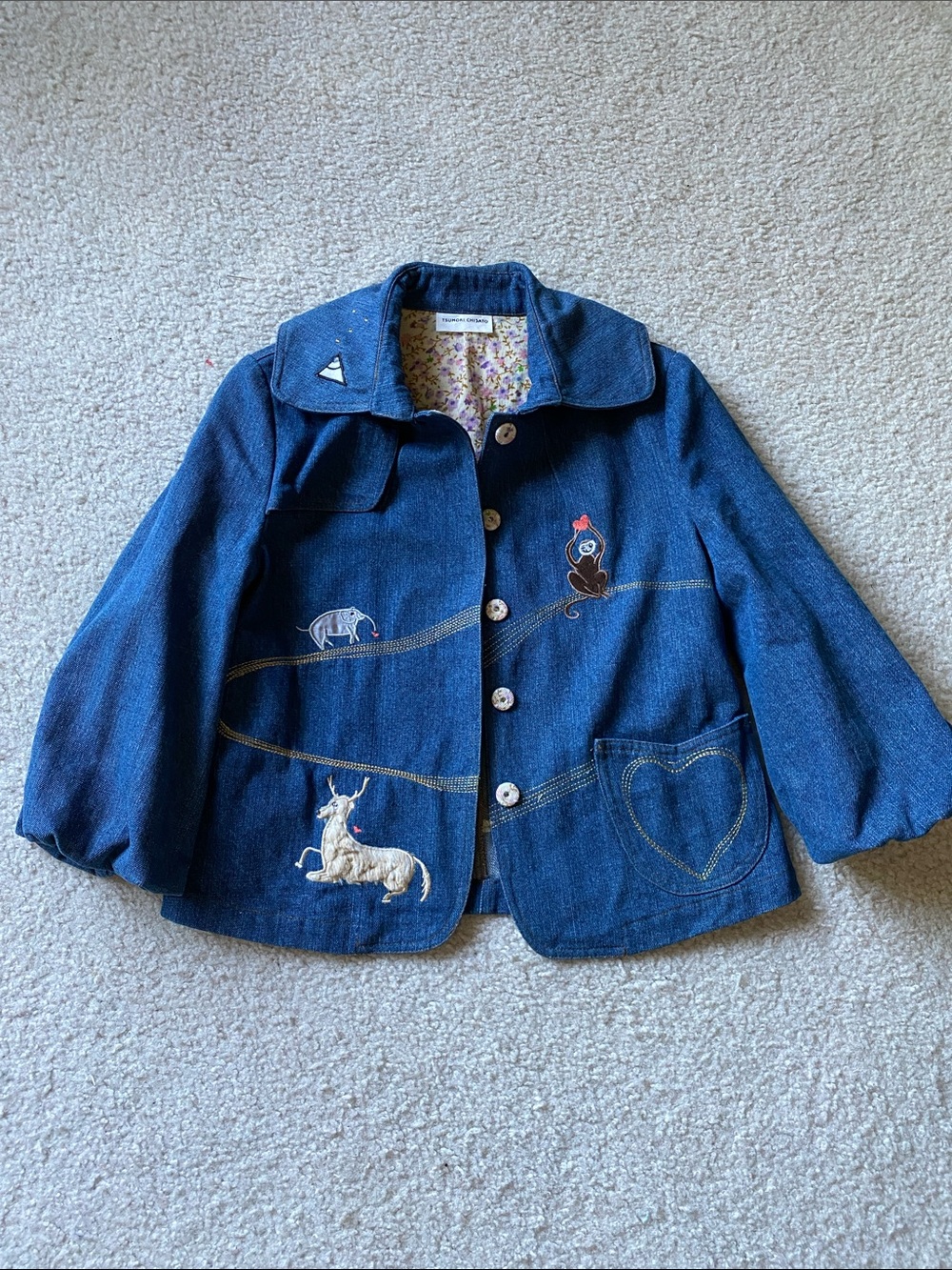 Tsumori Chisato embroidered jacket, size 4